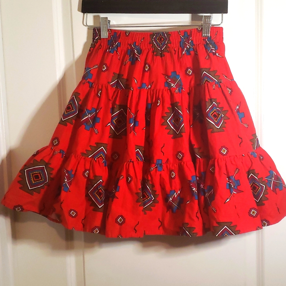 Vintage America America Native Mini Skirt
